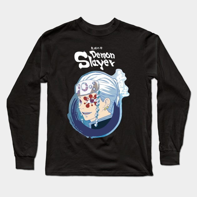 DEMON SLAYER: SOUND PILLAR TENGEN UZUI Long Sleeve T-Shirt by FunGangStore